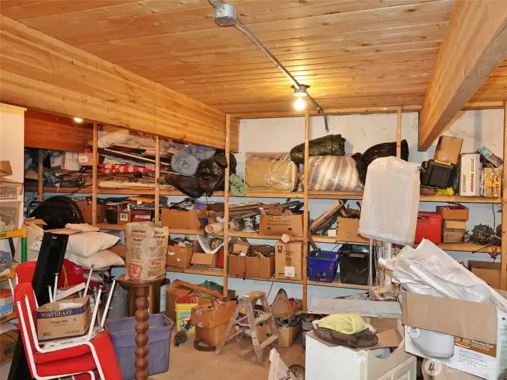 Upstairs Storage Area. Upstairs Storage Area.