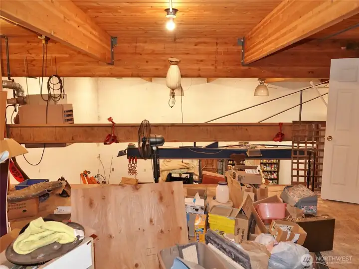 Upstairs Storage Area. Upstairs Storage Area.