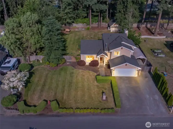 HUGE FENCED YARD w/ chicken coop & large shed!