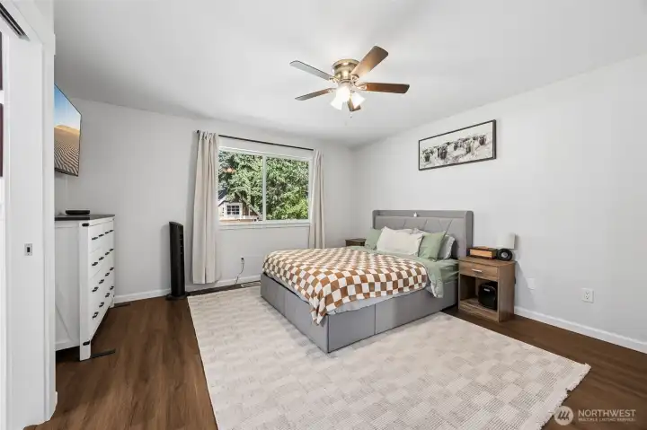 Primary bed upstairs