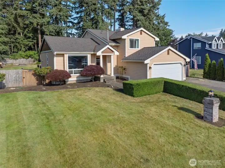 huge front yard