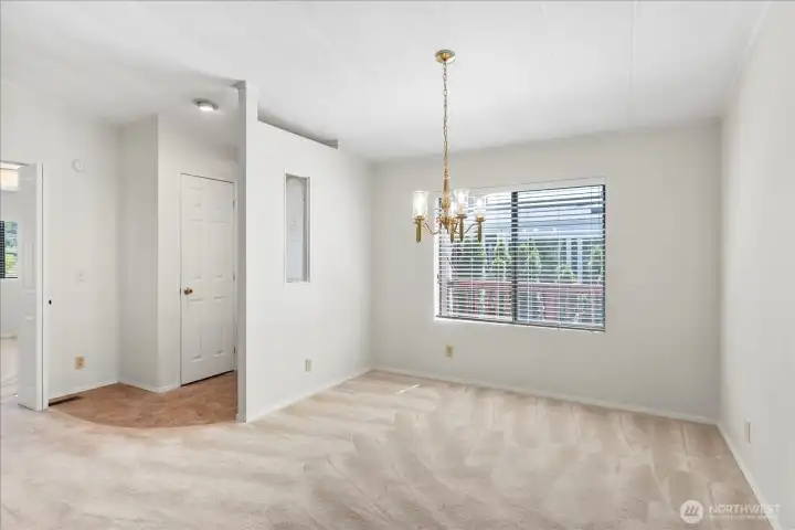 Welcome in!  This light and bright home has all new interior paint.