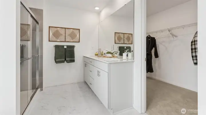 Primary Bath and Closet Primary Bath and Closet
