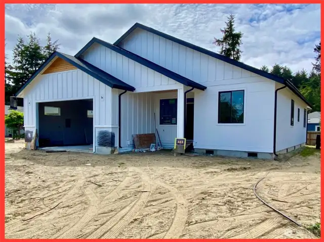 Welcome to your new designer residence across the street from Grays Harbor Bay at Ocean Shores, WA.      Construction Progress 9/10/24.