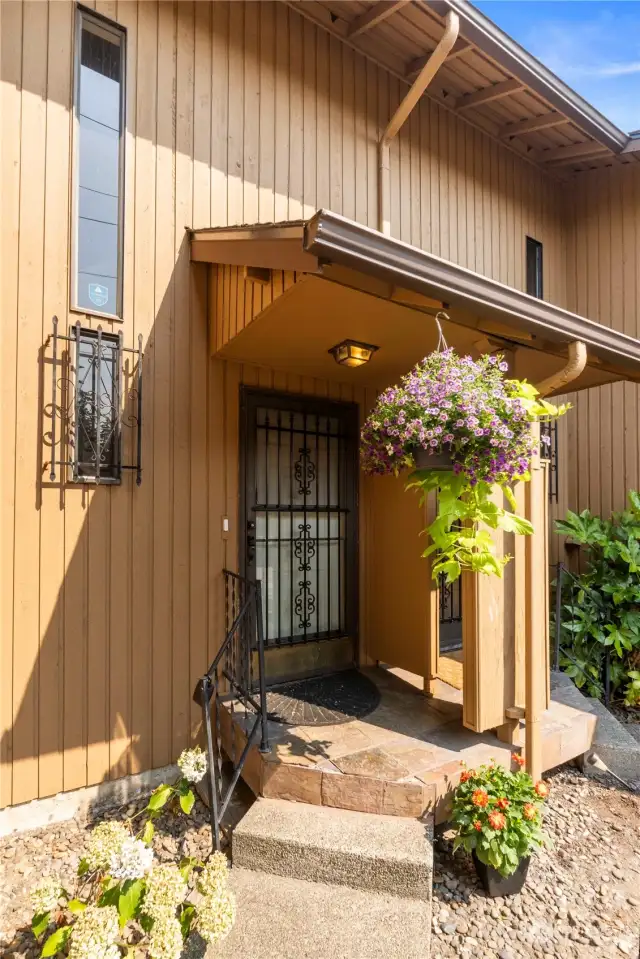 Covered front porch