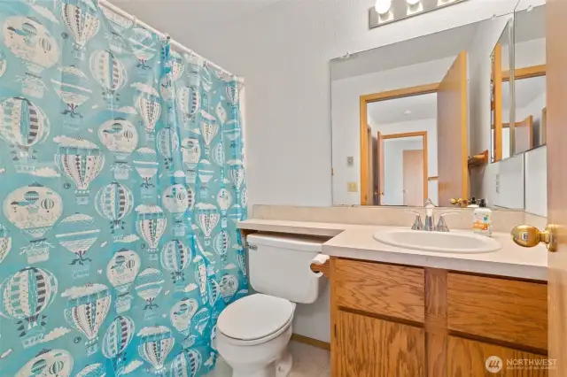 Upstairs bathroom.