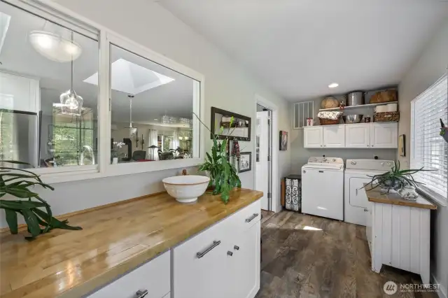 Utility room/ mudroom/ rear entry to home.