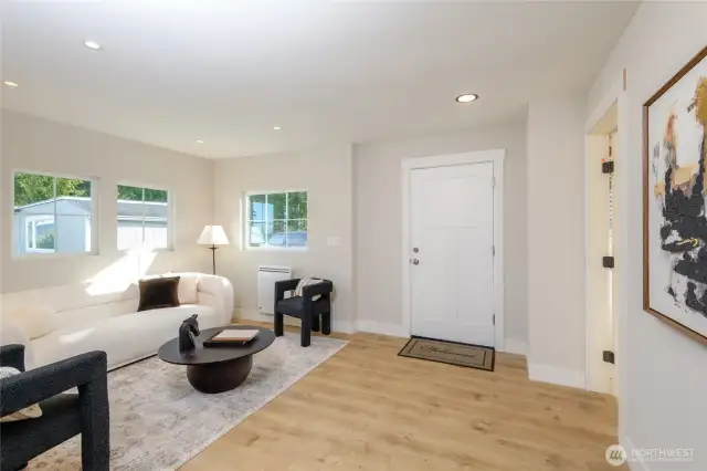 formal entry onto all new laminate floorings