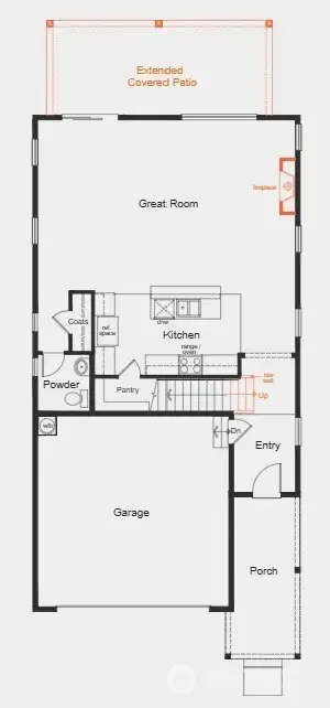 Homesite 08 Floorplan level 1