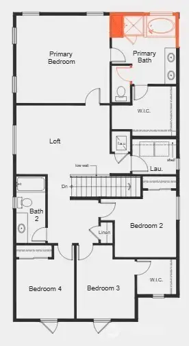 Homesite 08 Floorplan level 2