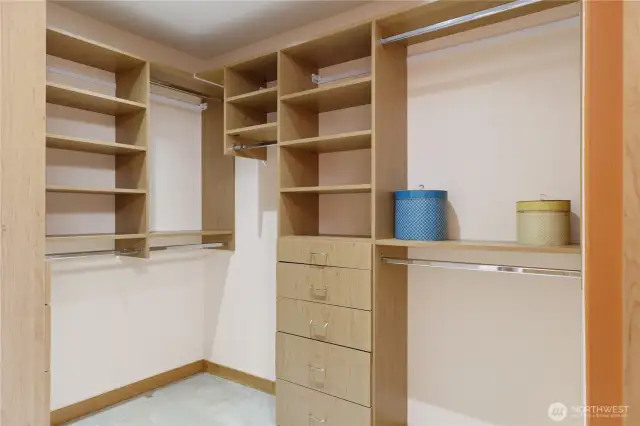 ...and a huge closet with built ins