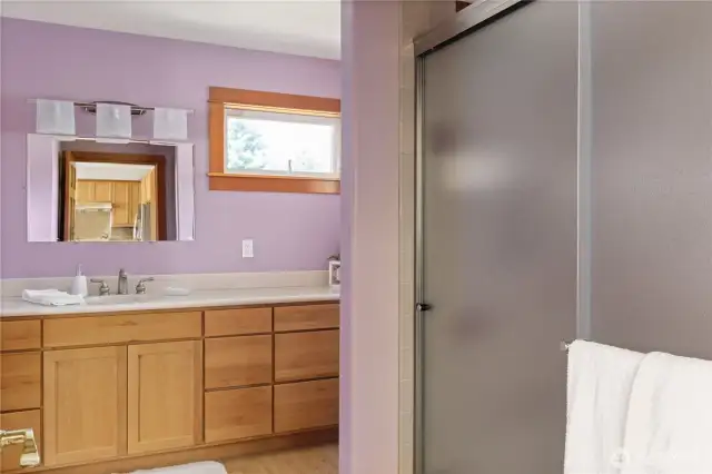 Main bath with shower