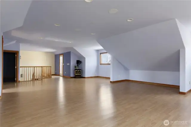 Door to the left is a large walk in storage area/closet