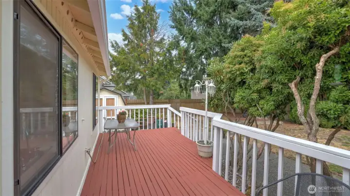 Entertainment size deck is great for BBQ's.