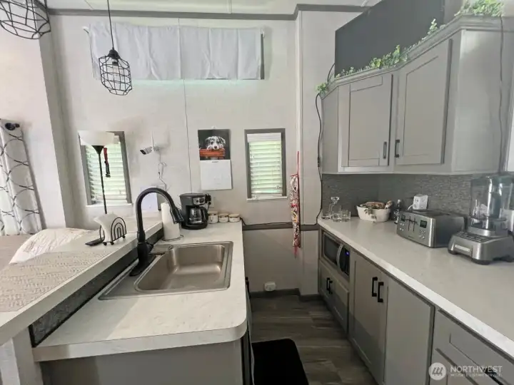 Well thought our kitchen area.