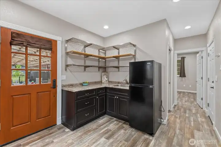 Private apartment kitchenette