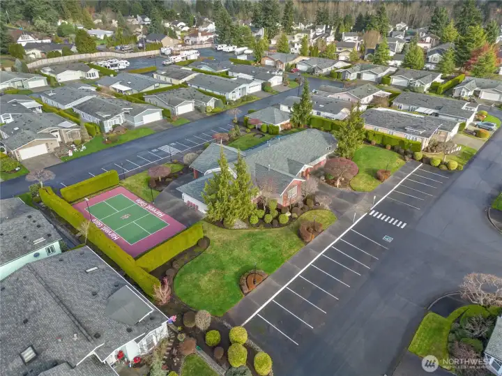 Heading over to the community Center where residents have full access 24 hours a day.