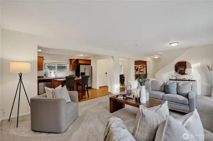 Open Living & Dining Room