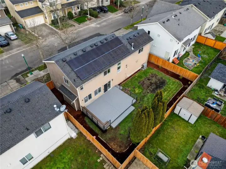 Private Yard w/Professional Landscaping