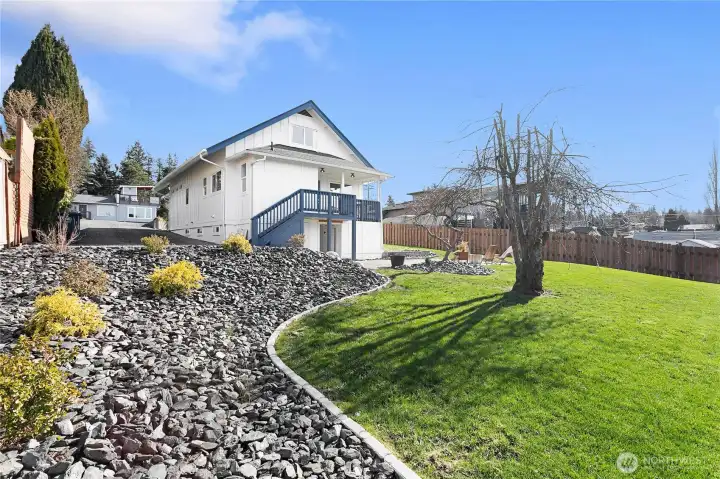 Back yard from alley access