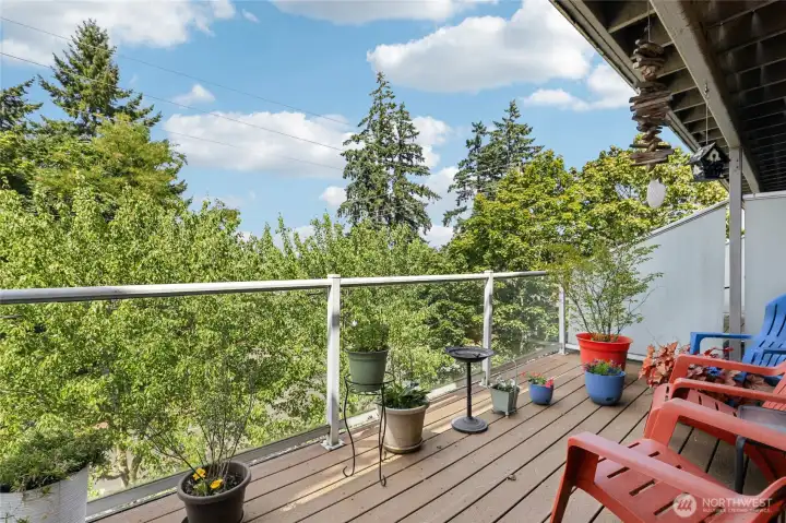 Deck off Living Room - Middle Level