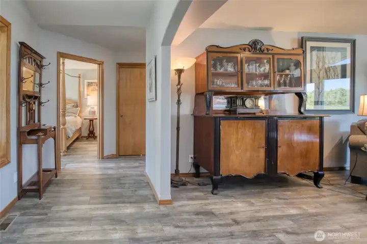 New in 2025 LVP throughout the home for seamless transitions and ease of cleanup