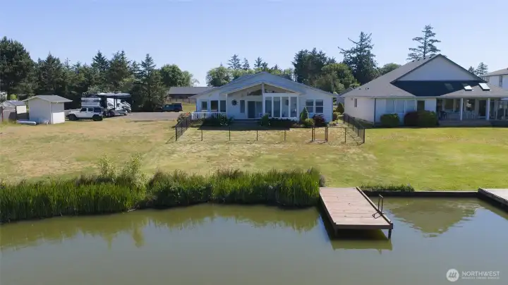 62 feet of waterfront for all your water activities.