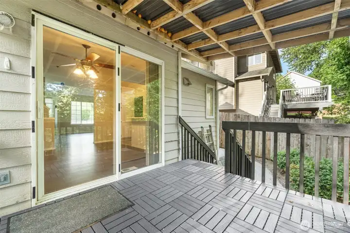 Back deck Back deck