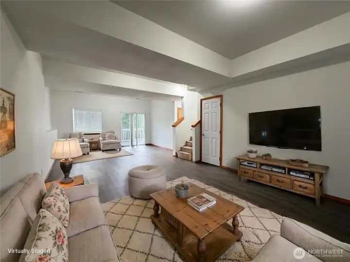 Basement - Rec Room (virtually staged) Basement - Rec Room (virtually staged)