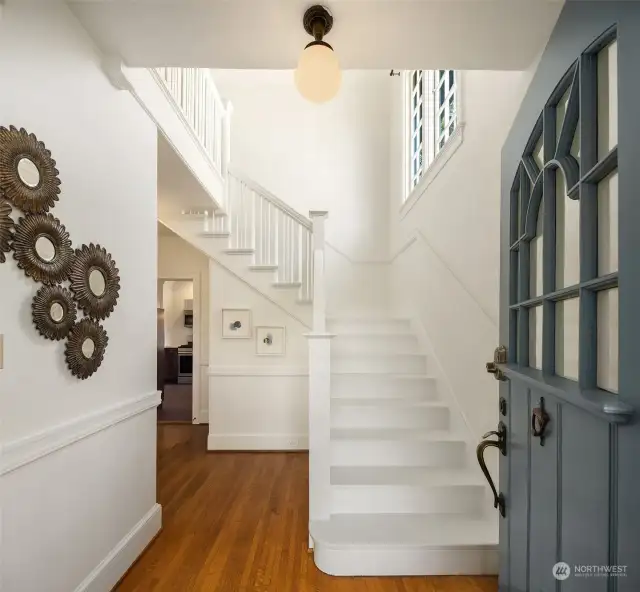 Lovely entry with high ceilings