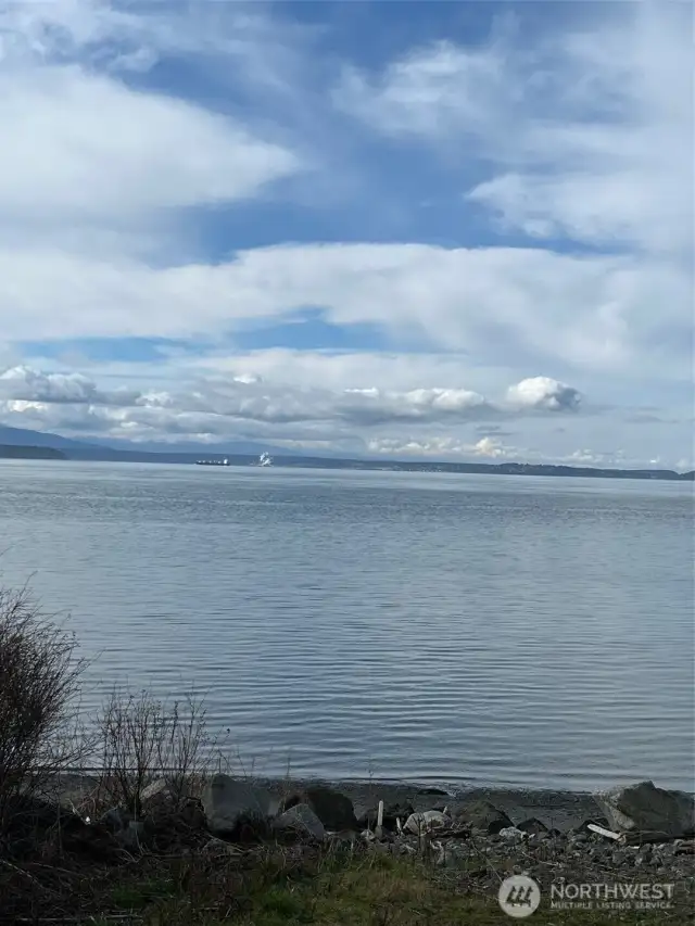 Beautiful ocean views at the beach access  from the Bon Air Community Club.