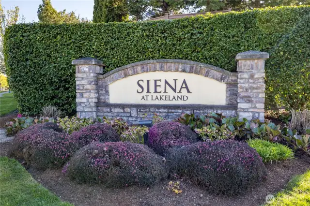 Welcome to beautiful Siena at Lakeland!
