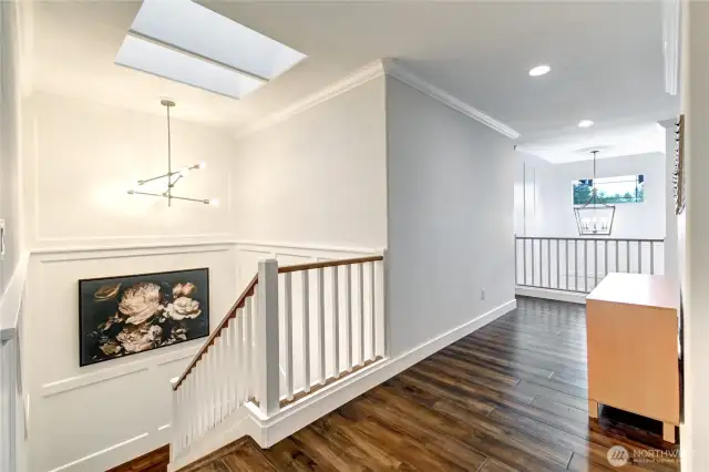 Large upstairs foyer.