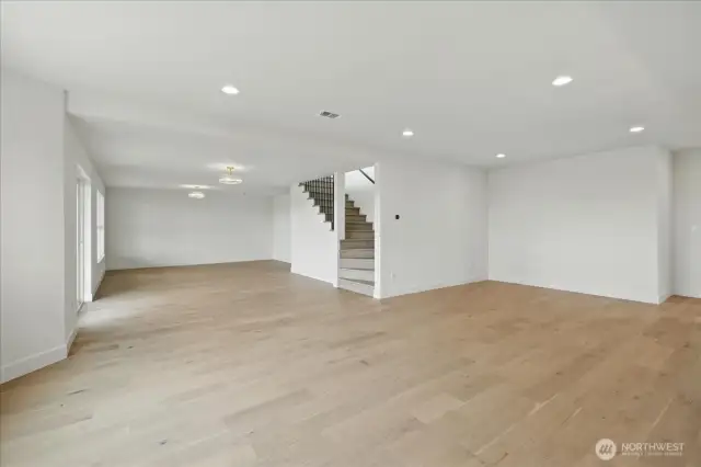 Dining and living room