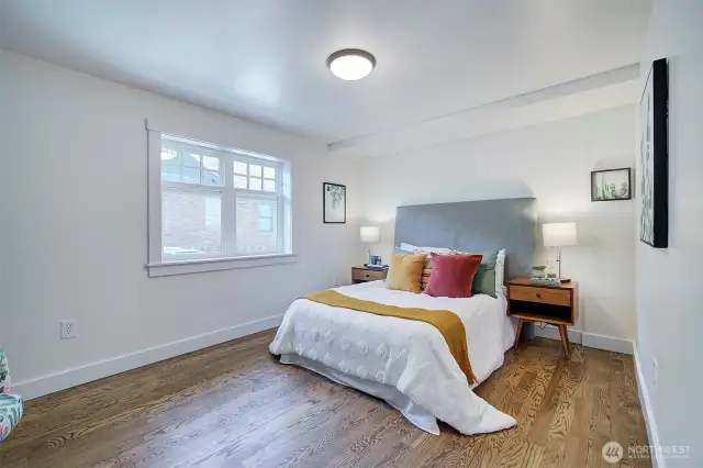 Large main floor bedroom.