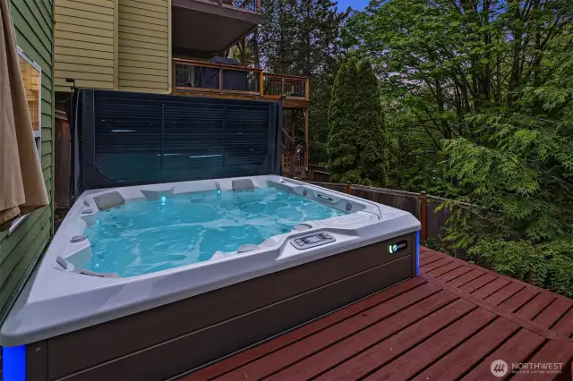 Saltwater hottub!
