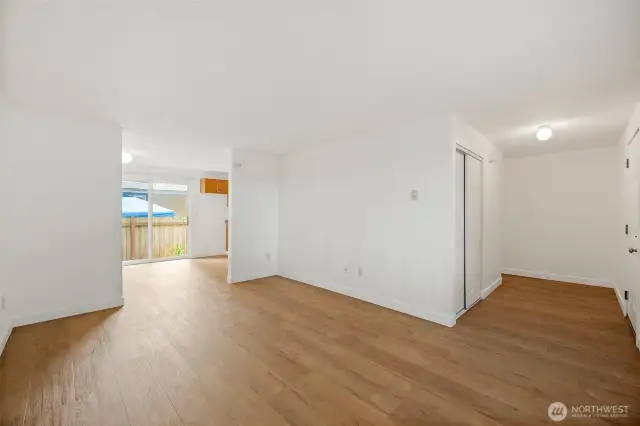 Unit 6608 Living Room to Kitchen