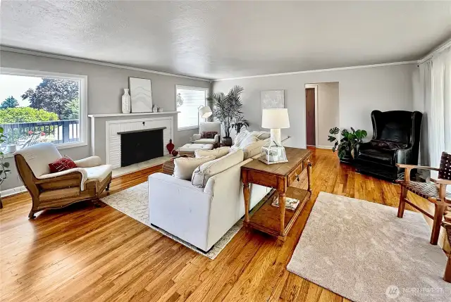 Another living room view...