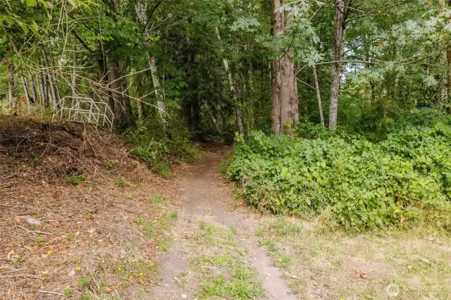 Private wooded backdrop for added tranquility