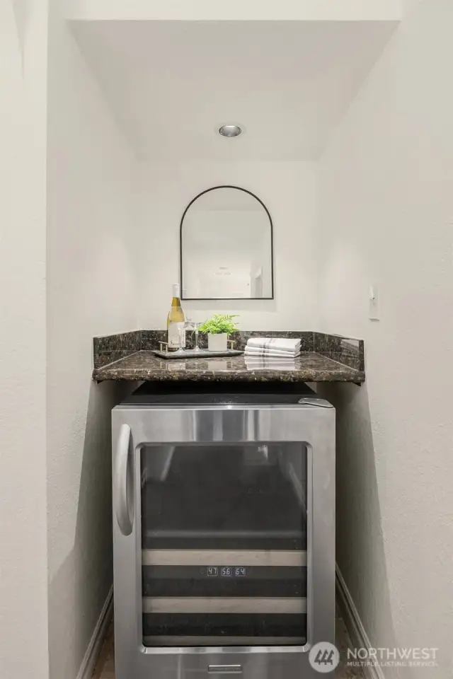 Fancy beverage fridge!