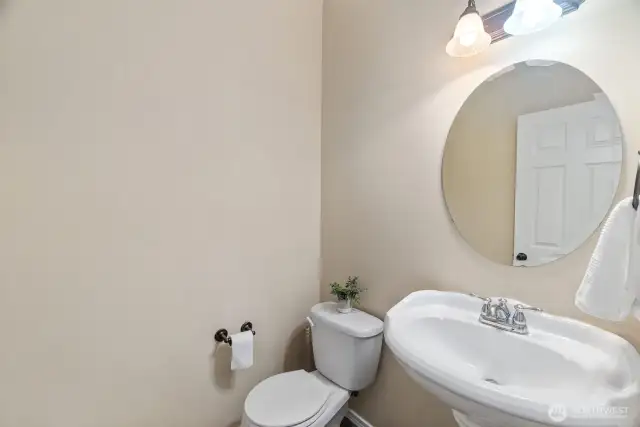 Downstairs bathroom.