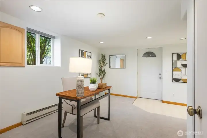 4th bedroom w/ back yard access in basement