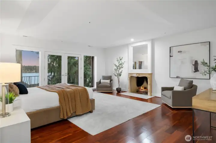 Enjoy the warmth of your personal gas fireplace on those chilly winter evenings