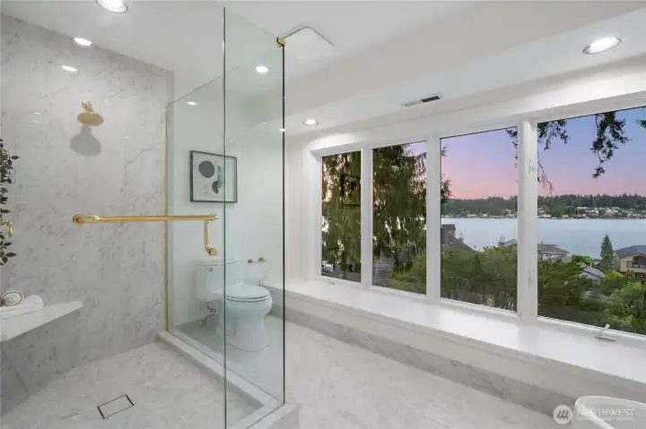 Even the views from the bathroom are amazing!