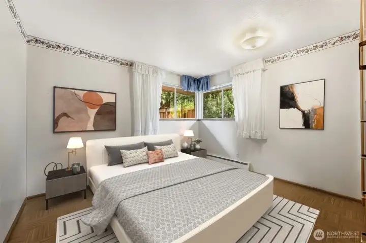 Bedroom 3-virtually staged.