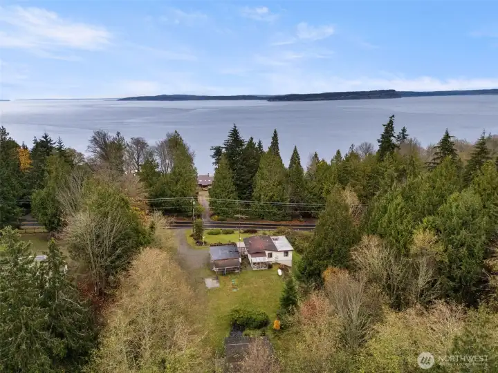 Close to Puget Sound- some peek a boo views from the house