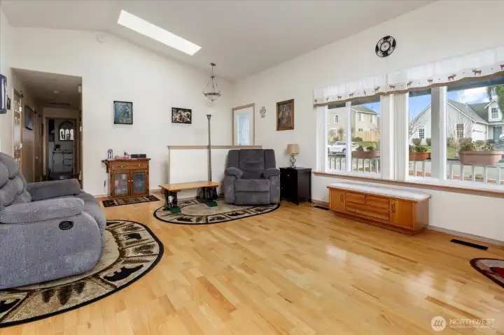 Vaulted ceilings and skylights