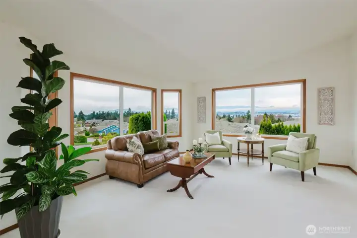 Living Room with generous windows