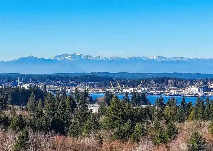 Sinclair Inlet & Olympics