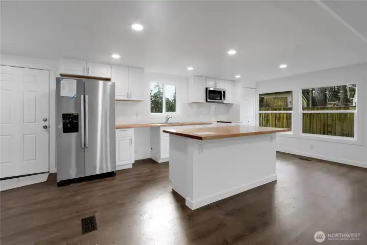 All new kitchen!  New stove & dishwasher to be installed prior to close.